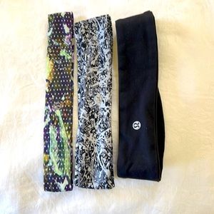 3 Lululemon headbands